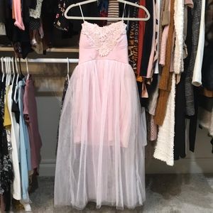 Gorgeous light pink tulle dress